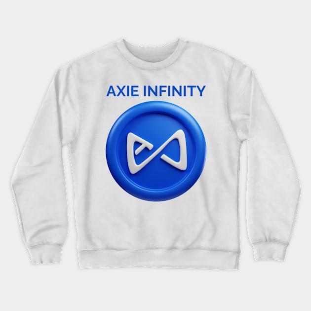 AXIE INFINITY Crypto Currency Crewneck Sweatshirt by YousifAzeez